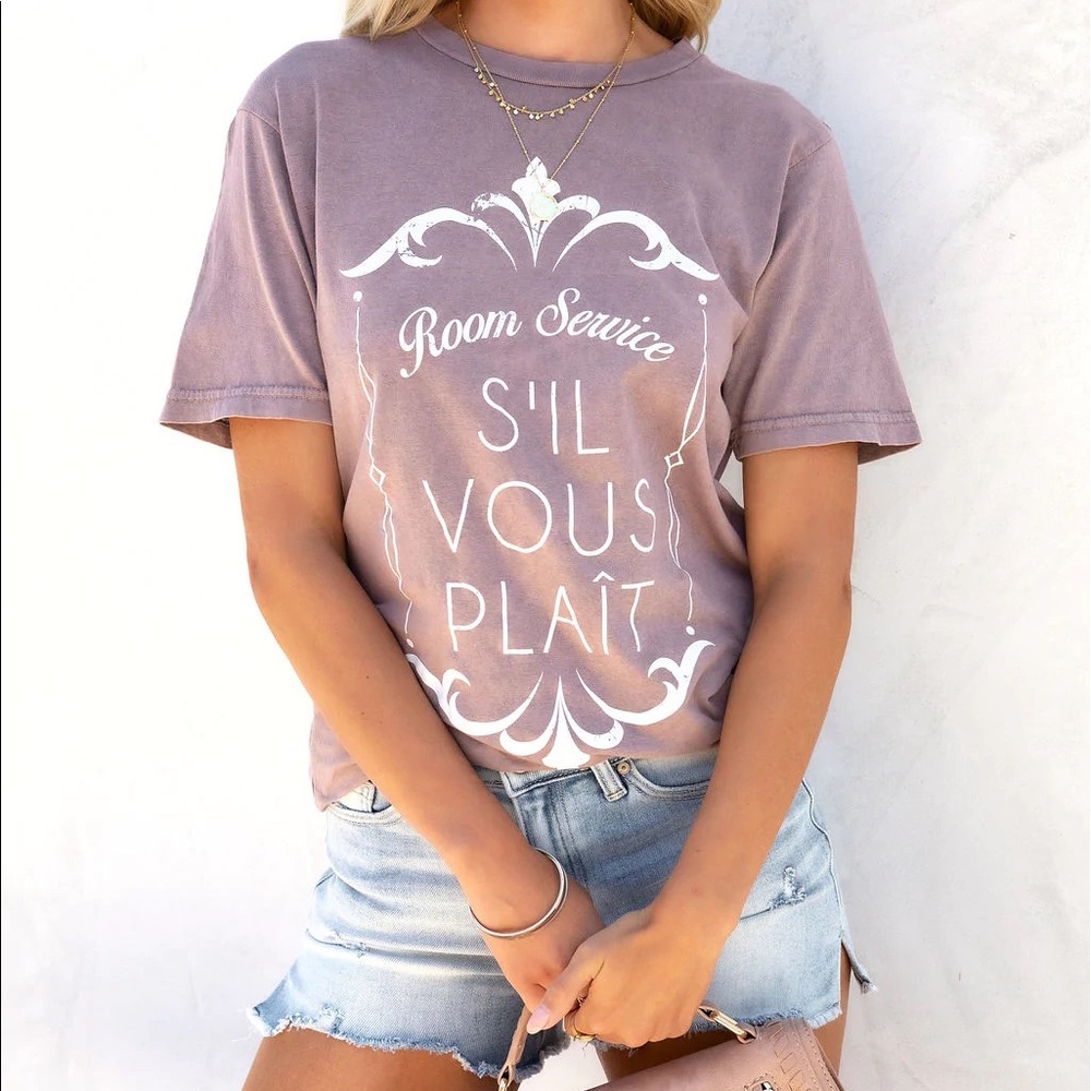 Vici NWT, Size Small Room Service Cotton Tee